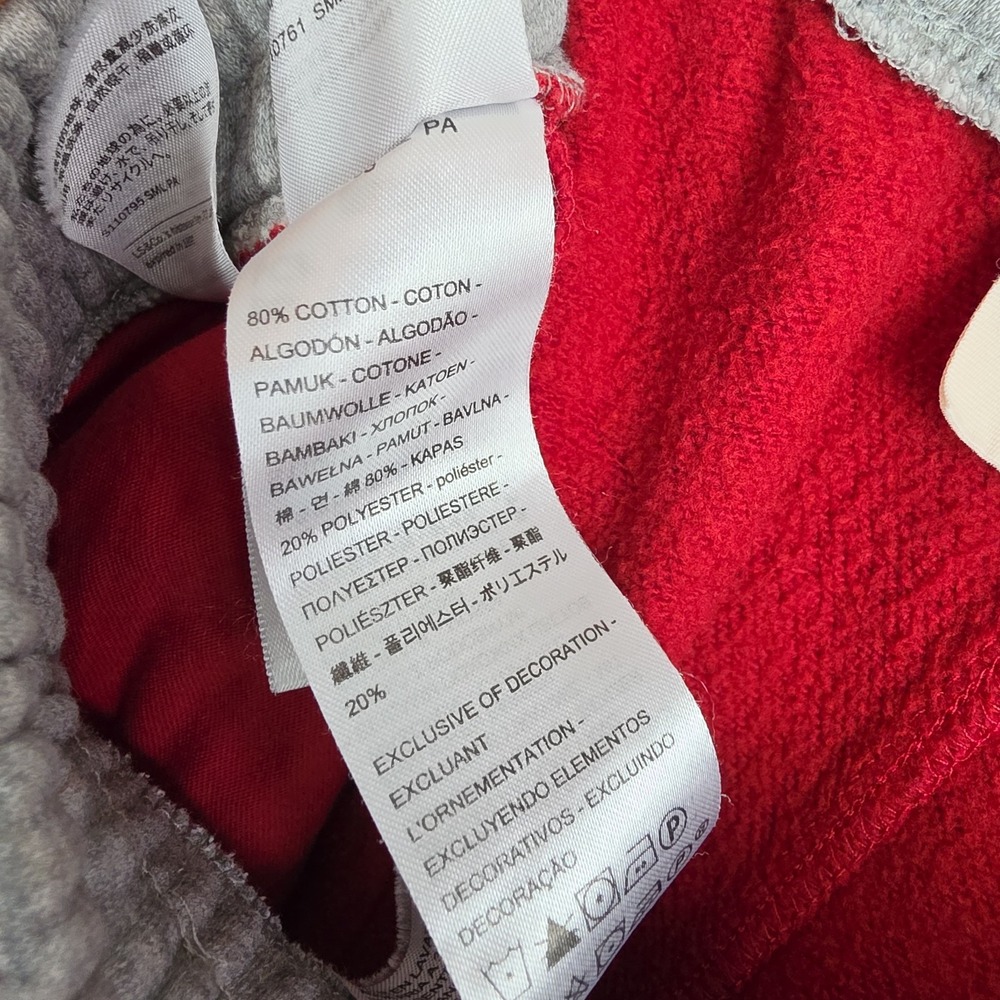 Levi's Sweatpants Men's L Red w/ White Stripe Elastic Waistband Retro Look - Picture 8 of 10